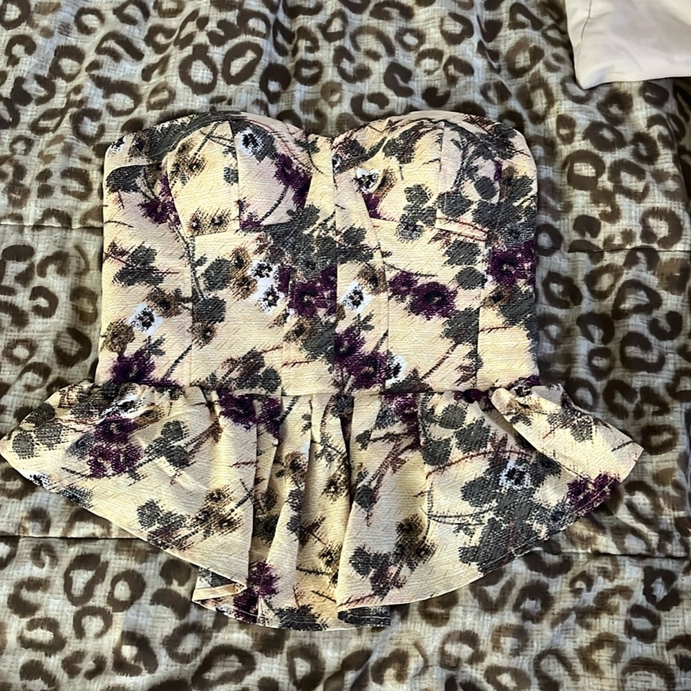 Floral corset